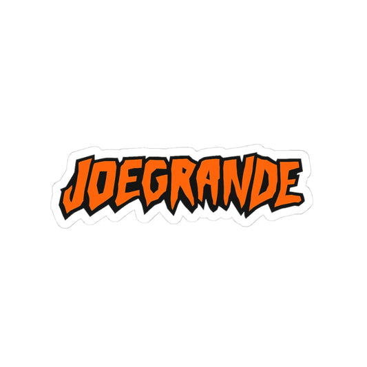 Joe Grande "Orange" Sticker