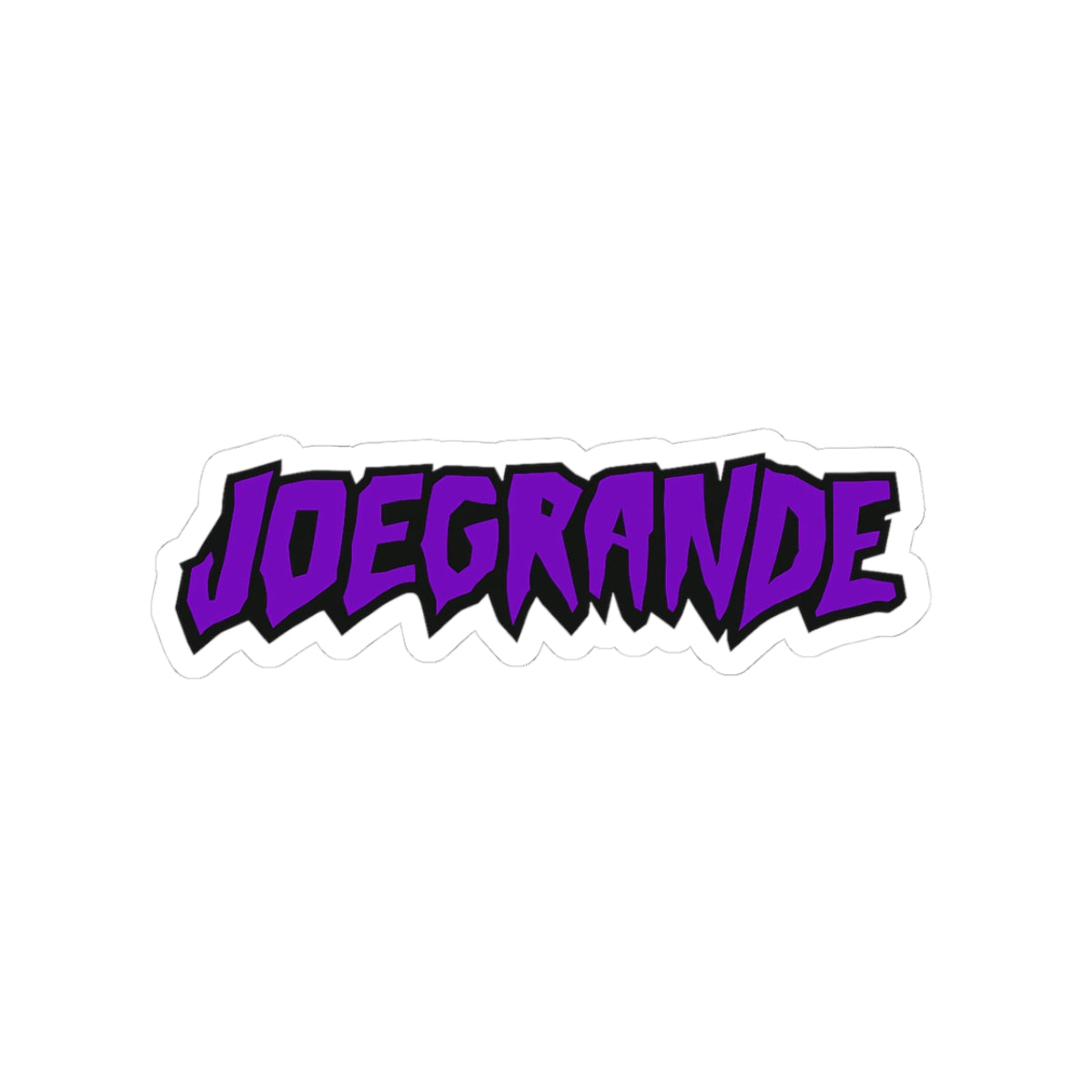 Joe Grande "Purple" Sticker
